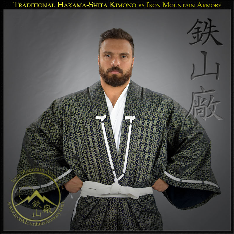 Traditional Hakama Shita Kimono / Gi Top - Samurai Hakama Top